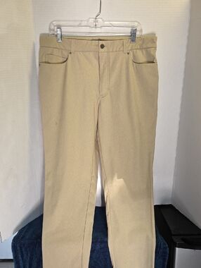 Men's VRST Straight-Fit Khaki Chinos - Beige 36/30